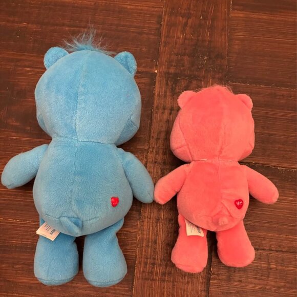 Lot of 2 Stuffed Care Bears from 2002 Champ and Lots of Love - Picture 2 of 6